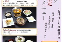 期間限定特別メニューのご案内